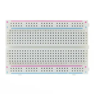 บอร์ดทดลองแบบไม่ต้องบัดกรี MB-102 จำนวน 400 830 จุดเชื่อมต่อ บอร์ดทดสอบ PCB แบบไม่ต้องบัดกรี 400 รู MB102 สำหรับพัฒนา DIY ใช้กับสาย Dupont สำหรับ Arduino SYB830 - Product Image 5