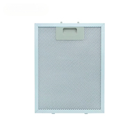 Filtre de hotte de cuisine personnalisé Extracteur de graisse en acier inoxydable en alliage de zinc Filtre d'échappement de ventilateur de hotte de cuisine
