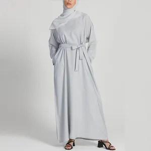 Ankara Ladies Arabic Thổ Nhĩ Kỳ cô gái cutout mùa hè hồi giáo abaya cộng với kích thước của phụ nữ giản dị Dresses