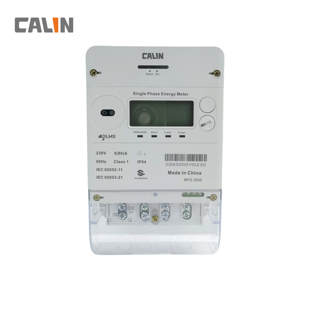 Utility Lora-rf Energy Remote in Single Phase Prepaid Smart Meter with Enabled WiFi IP54 Waterproof LCD Display