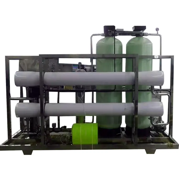 2 T/H ro umkehrosmose unterirdische wasser refill station filtration system