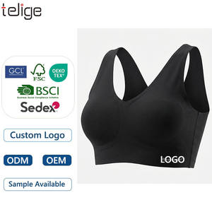 Reggiseno sexy in nylon senza ferretto per taglie forti e seni abbondanti - Product Image 1