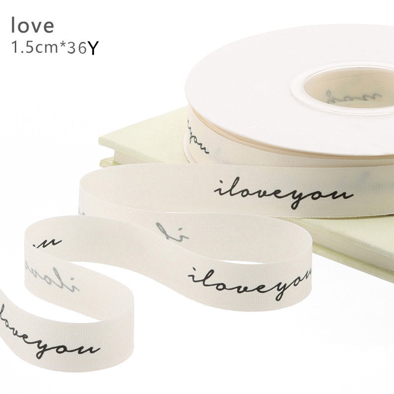 1,5 cm * 36 yards, blanc amour