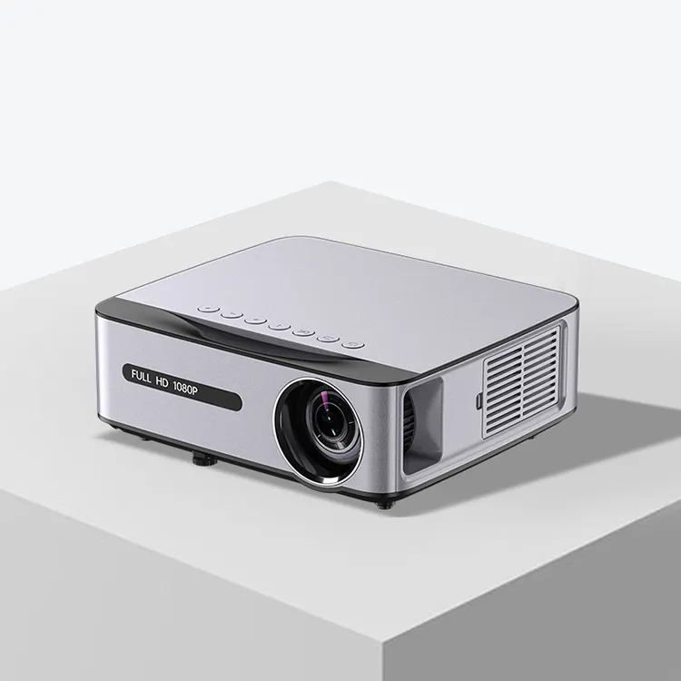 2021 Hotsell 8000 lumens 4K एलसीडी एलईडी प्रोजेक्टर HD 1080P प्रोजेक्टर विस्तारित भंडारण और मल्टीमीडिया होम थियेटर का समर्थन करता है