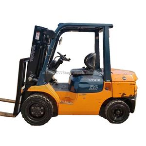 Used for 3t Toyota <b>Forklift</b> 2024 Model High Quality Almost 95% New Japan Made Diesel Powered 1 Year Warranty Good Condition - Product Image 1