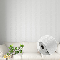 Papier peint auto-adhésif 3D en lin Ixpe, autocollant mural à peler et coller, revêtement mural imperméable pour la décoration intérieure de la maison, de l'hôtel et du bureau