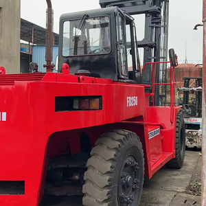 Envío Gratis, Precio Bajo, Montacargas Komatsu FD250 Usado, 25 Toneladas, Hidráulico, Diésel, Mástil de Dos Etapas, Nuevo Modelo, Maquinaria de Construcción - Product Image 1