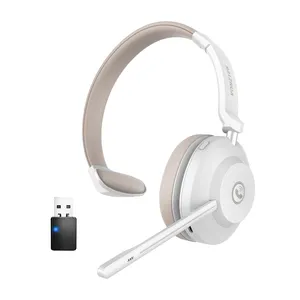 Hot Sales Bluetooth Wireless Headset with Microphone Compatible with PC Phones Zoom Skype MS Teams Google Meet Work