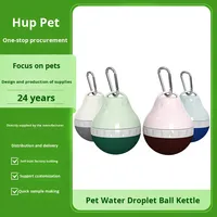 Gobelet à eau portable pour animaux de compagnie et bols de voyage pour chiens et chats, forme de larme, utilisation en extérieur