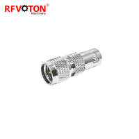 Conector Coaxial RF Mini UHF Macho PL259 a BNC Hembra, Adaptador en Stock, Directo de Fábrica