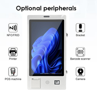 21.5'' Wall Mount Touch Screen Cash Register Ordering Kiosk Self Service QR Scanner Ticket Printer Payment Kiosk for Restaurant