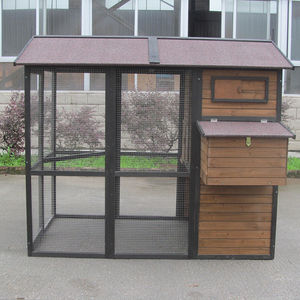 Süper büyük katı tavuk kümesi özelleştirilebilir Walk-In ahşap köknar ahşap <span class=keywords><strong>Pet</strong></span> ev merdiveni çevre dostu her mevsim dış mekan mobilyası - Product Image 4