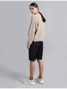 Maglione in Cashmere da <span class=keywords><strong>donna</strong></span> con Design personalizzato <span class=keywords><strong>a</strong></span> coste girocollo - Product Image 4