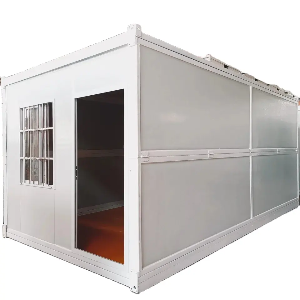 QUICK INSTALLATION HOUSE PACKING 20FT MOBILE CONTENEDOR PLEGABLE FOLDABLE OFFICE BUILDING CHEAP SHIPPING FOLDING CONTAINER HOMES
