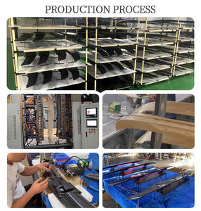 Aileron de coffre arrière universel en fibre de carbone ABS pour berline, spoiler de <span class=keywords><strong>voiture</strong></span> électrique, aileron de coffre arrière, aileron de <span class=keywords><strong>voiture</strong></span> - Product Image 4