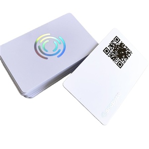 Événement projet N TAG 213 215 216 logo holographique Qr Code imprimé blanc luxe Nfc carte robinet pour Social - Product Image 1