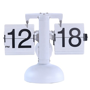 Tùy Chỉnh Bảng Retro Lật Đồng Hồ Với Điều Khiển Âm Thanh LED Đèn Ngủ Bàn Trang Quay Bàn Đồng Hồ Cao Cấp Tự Động Lật Lịch Đồng Hồ - Product Image 2