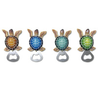 Logo personnalisé 3d Tropical plage souvenir tortue de mer en résine tortue aimants pour réfrigérateur