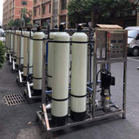 Fabricants de systèmes de filtration d'eau par osmose inverse, machine de traitement d'eau purifiée RO automatique commerciale de 0,5 tonne par heure