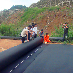 2mm 1mm 1.5mm 0.75mm geomembrana cho dam lót hồ chứa hồ nhân tạo HDPE geomembrane cho cá tôm trang trại Pond Liner 45 mil - Product Image 1