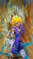 Figurine en PVC de Son Gohan Super Saiyan Dragon Ball Z de 36 cm, modèle de jouet, poupée, figurine, ornement, décoration d'intérieur