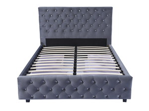 Modern Simple New Style Upholstered Bed with <strong>Storage</strong> - Product Image 2