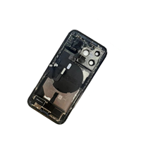 Coque Arrière Complète Démontée avec Châssis Central et Boîtier pour iPhone 13 Pro Max, avec Module de Charge Sans Fil, Pièce de Rechange