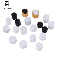 Bouchons à disque dorés TinghuiF-330 24/410 pour bouteilles cosmétiques PET (shampoing et lotion) – Couvercles en plastique à pression avec estampage doré