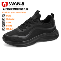 Baskets basses en maille respirante, légères et robustes, chaussures décontractées, vente en gros directe d'usine, logo personnalisé, chaussures de course unisexes