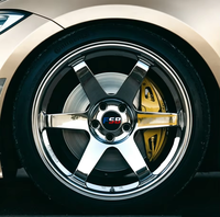 Rines Forjados FSB 5x139.7 de Aleación de Aluminio de 18-21 Pulgadas, Diseño Cóncavo Profundo TE37SL, Acabado Plateado, Multirradio, Estilo Volk Racing Rays Vossen