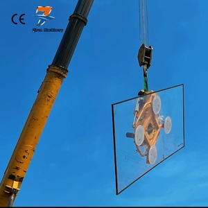 Nieuwe kolomgemonteerde jibkraan glasvacuümgrijper 3000N zuigkracht 1000kg capaciteit afstandsbediening voor glaspaneel handling werkplaats - Product Image 1