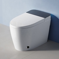 Toilette intelligente simple, bidet sanitaire, cuvette de toilette sans réservoir, WC électrique automatique intelligent pour salle de bain