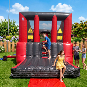 15x4.6 metros los niños n adultos <span class=keywords><strong>wipeout</strong></span> obstáculos inflables entretenidos con grandes rodillos para juegos de equilibrio - Product Image 1