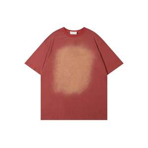 T-shirts surdimensionnés en coton 100% délavé de haute qualité, col rond, épaules tombantes, grammage lourd, personnalisables avec logo OEM, anti-UV - Product Image 1