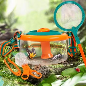 Kid côn trùng quan sát hộp <span class=keywords><strong>Bug</strong></span> Viewer ràng buộc <span class=keywords><strong>Catcher</strong></span> Bộ sưu tập Kit container lồng thiên nhiên khoa học thăm dò giáo dục đồ chơi - Product Image 1