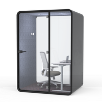 Mobilier de bureau cabine vocale cabine de son portable studio d'enregistrement cabine téléphonique acoustique insonorisée