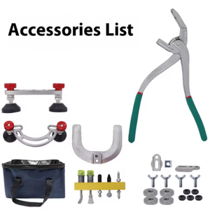 Kit d'outils de <span class=keywords><strong>réparation</strong></span> de bosses de voiture : Pince à cornet, extracteur à réglage de la profondeur, support double face pour la <span class=keywords><strong>réparation</strong></span> des bords de portières et de la peinture - Product Image 4