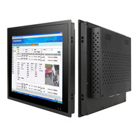 Moniteur tactile capacitif LCD industriel étanche IP65, véritablement plat, 10,4'', 12,1'', 15'', 1000 nits, lisible en plein soleil en extérieur
