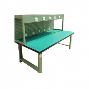 Fabricación de metal personalizada Banco DE TRABAJO multiusos Organizador de herramientas de taller Mesa de trabajo de acero de metal resistente - Product Image 2