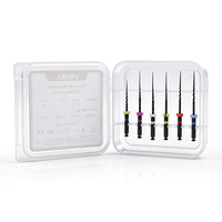 6 unidades/caja Limas Dentales de Níquel Titanio Activadas por Calor, Limas Negras de 21mm, 25mm, 31mm, Lima Rotatoria Súper para Motor Endo