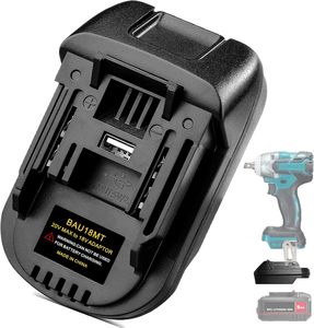 อะแดปเตอร์สำหรับ MAK ITA 18V BOS CH DEW Alt milwa ukee <span class=keywords><strong>Hell</strong></span> เครื่องมือไร้สาย18V ใช้ได้กับแบตเตอรี่ลิเธียมสูงสุด20V - Product Image 1