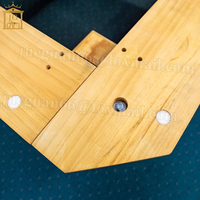Billard français professionnel en bois massif, table de billard de 7 pieds et 9 pieds avec plateau en ardoise