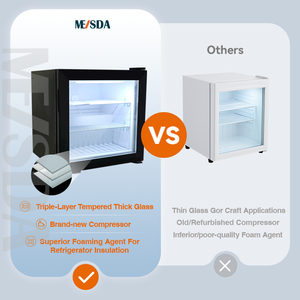 Meisda sd55 55L duy nhất-nhiệt độ thủy tinh tủ lạnh Popsicle Countertop nhỏ hiển thị tủ đông cho Ice Cream cửa hàng Sử dụng bán - Product Image 6