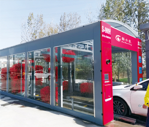 Tunnel de lavage de voitures entièrement automatique pour station-service, haute vitesse, qualité supérieure, avec sécheurs d'air S800 - Product Image 1
