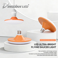 Lampe suspendue LED UFO, plafonnier soucoupe volante, base E27, lampe industrielle suspendue, sans scintillement, faisceau large, coque en fer, pour entrepôt et magasin