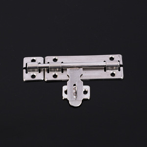 Perno de puerta de acero inoxidable de 4, 6 y 8 pulgadas, cerradura de pasador de alta resistencia montada en superficie para puertas exteriores, diseño minimalista, fácil instalación - Product Image 1