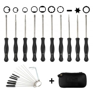 Outil de réglage du <span class=keywords><strong>carburateur</strong></span> 10 pièces <span class=keywords><strong>Tournevis</strong></span> avec outil de nettoyage Sac de transport <span class=keywords><strong>pour</strong></span> moteur à 2 temps Tronçonneuse <span class=keywords><strong>Carburateur</strong></span> - Product Image 2