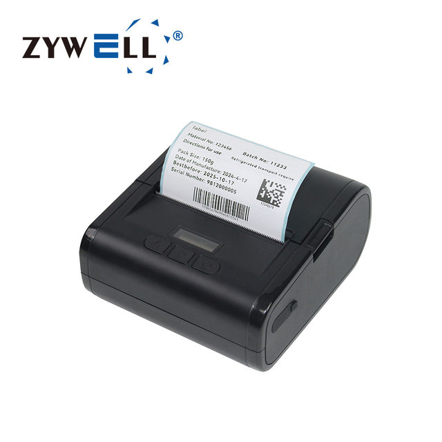 New Design Portable Thermal Label Printer Mini Imresora De Etiquetas 3inch Sticker Barcode Printer