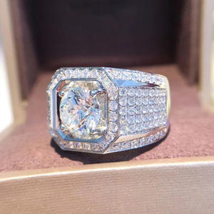 Anello da Donna F1347 in Oro Bianco con Diamante Naturale Taglio Brillante Rotondo Colore D, Gioiello di Fidanzamento - Product Image 2