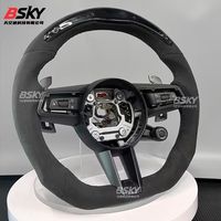 Convient pour Porsche Volant en daim de haute qualité avec LED Panamera Cayenne Macan 718 911 918 997 991 970 971 Boxster Cayman